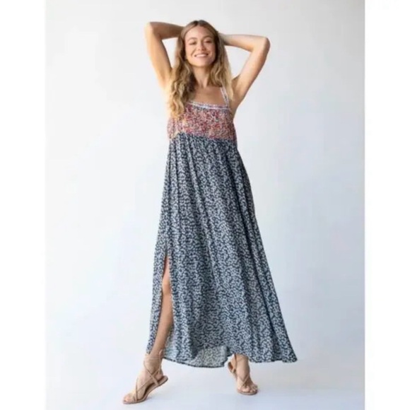 NATURAL LIFE Dresses & Skirts - Natural Life Floral Flowy Maxi Dress Bohemian Size XL